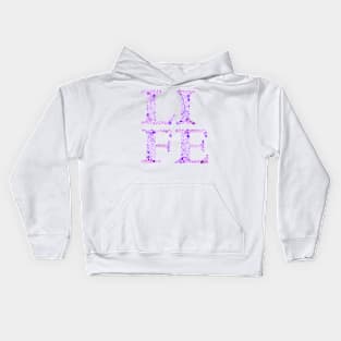 Life in purple Kids Hoodie